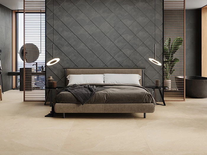 Vloertegel Caesar Slab 2.0 Khaki Rt 60x60x0,9 | 988-478 | Jan Groen Tegels