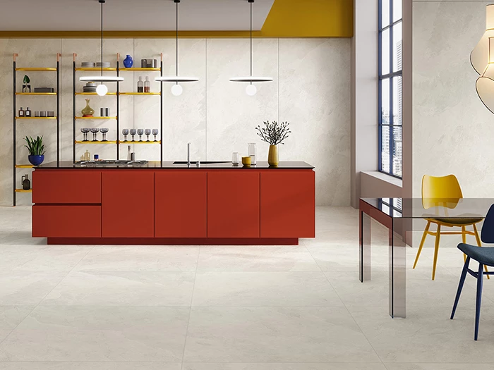 Vloertegel Caesar Slab 2.0 Ice Rt 60x60x0,9 | 658-100 | Jan Groen Tegels