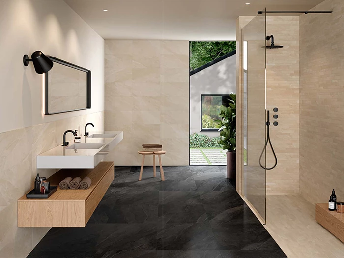 Vloertegel Saime Titano Antracite Nat Rett 60x60x0,9 | 749-558 | Jan Groen Tegels