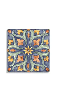 Vloertegel Ragno Decor Maiolica Tappeto 4 Glos 20 x 20 | 695-136 | Jan Groen Tegels