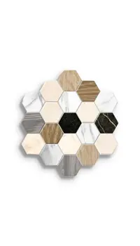 Vloertegel Arcana Narvi Multicolour 21,3 x 23,1 | 501-838 | Jan Groen Tegels