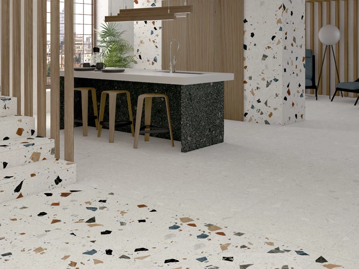 Vloertegel Arcana Stracciatella Nacar Rect  80x80x1 | 237-360 | Jan Groen Tegels