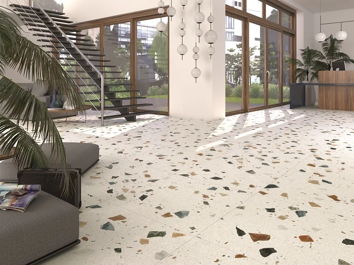 Vloertegel Arcana Stracciatella Nacar Rect  80x80x1 | 237-360 | Jan Groen Tegels