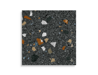 Vloertegel Arcana Stracciatella Grafito Rect 80x80x1.05 | 953-284 | Jan Groen Tegels