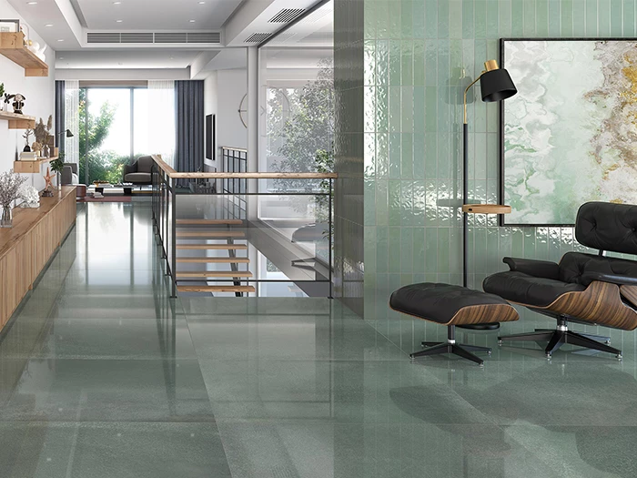 Vloertegel Arcana Cliff Jade Rett 80x80x1,05 | 501-512 | Jan Groen Tegels