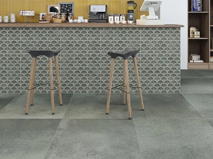 Vloertegel Arcana Cliff Jade Rett 80 x 80 | 501-512 | Jan Groen Tegels