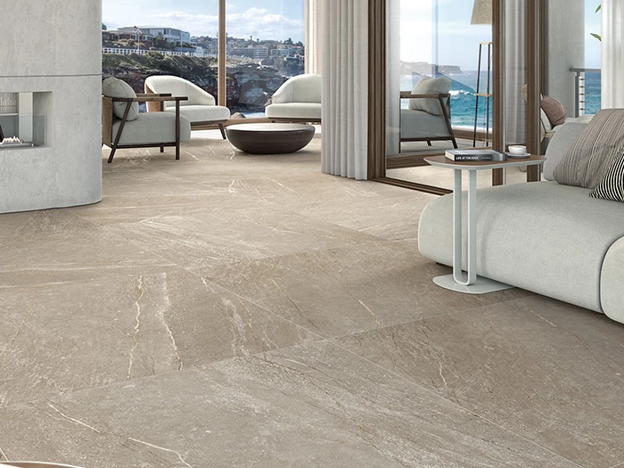 Vloertegel Arcana Betilo-R Taupe 80x80x1,1 | 231-072 | Jan Groen Tegels