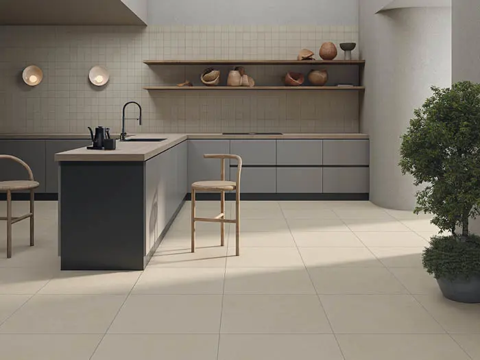 Vloertegel Arcana Paralla x White Rect 80 x 80 | 343-461 | Jan Groen Tegels