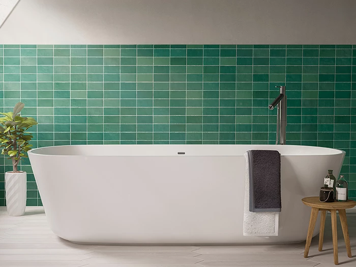 Wandtegel Groen  6,2x12,5x1 | 674-246 | Jan Groen Tegels