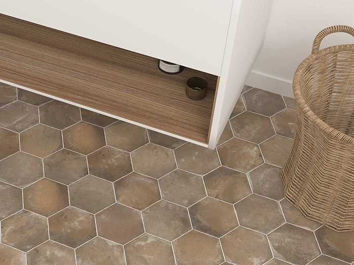 Vloertegels Oranje 14 X 16 X 0.85 | 628-830 | Jan Groen Tegels  | Dit product is niet meer verkrijgbaar