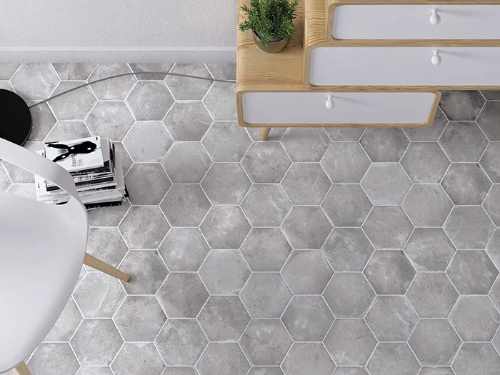 Vloertegels Grijs 14 X 16 X 0.85 | 848-597 | Jan Groen Tegels  | Dit product is niet meer verkrijgbaar