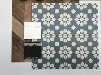 vloertegel Revoir Paris Benoit Bleu 20x20 | 548-259 | Jan Groen Tegels