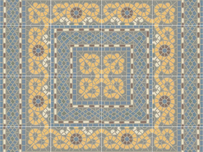 Vloertegel Multi  15x15x0,8 | 492-851 | Jan Groen Tegels