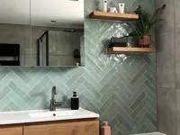 wandtegel Groen 6.2 x 25 | 631-928 | Jan Groen Tegels