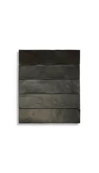 wandtegel Zwart 6.2 x 25 | 674-197 | Jan Groen Tegels