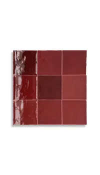 wandtegel Rood 10 x 10 | 523-474 | Jan Groen Tegels