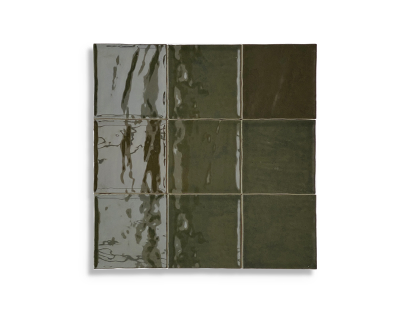 wandtegel Groen 10 x 10