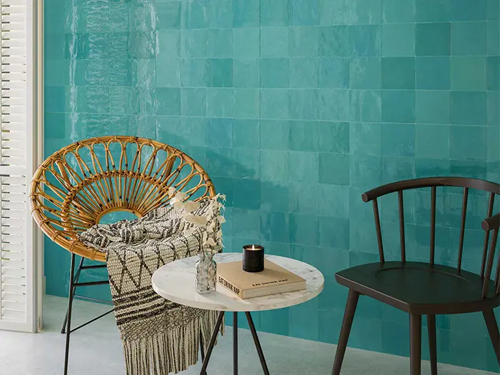 Wandtegels Turquoise 13 x 13 | 699-441 | Jan Groen Tegels