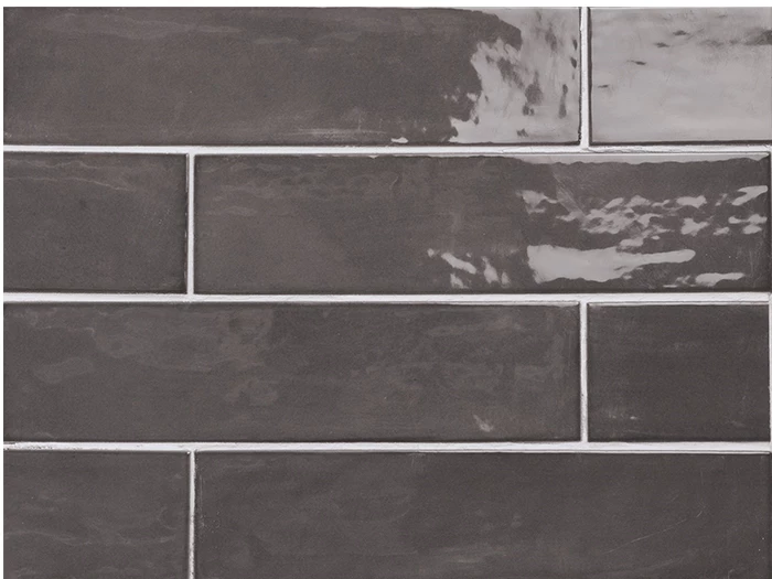 Wandtegel Zwart  6x24,6x0,85 | 186-819 | Jan Groen Tegels