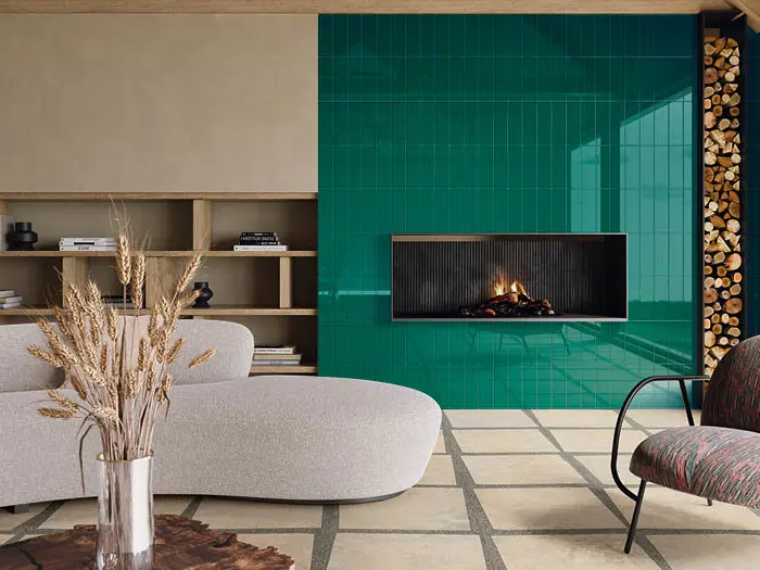 Wandtegels Groen 9.4 x 28.2 | 356-149 | Jan Groen Tegels