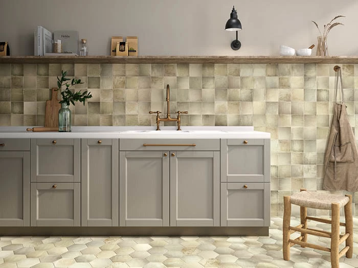 Wandtegels Beige 12.4 X 12.4 X 0.96 | 374-053 | Jan Groen Tegels