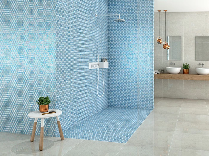 Mozaiek Blauw (3,5x3,5) 31,7x30,7x0,465 | 379-940 | Jan Groen Tegels  | Dit product is niet meer verkrijgbaar