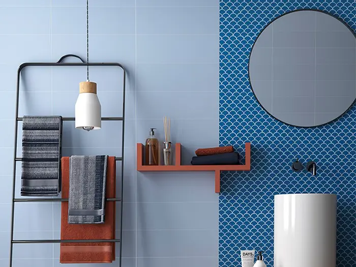 Mozaiek Blauw 32.4 x 31.7 | 842-034 | Jan Groen Tegels  | Dit product is niet meer verkrijgbaar