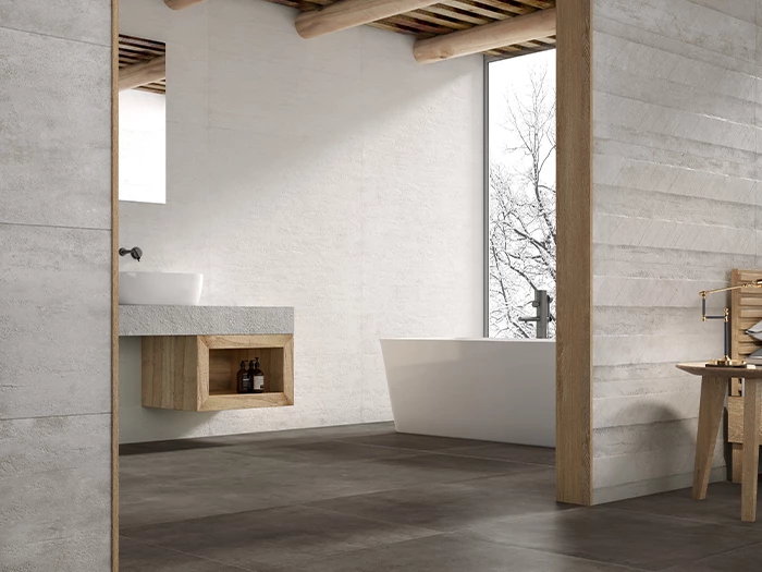 Wandtegel Grijs  45x120x1 | 994-676 | Jan Groen Tegels