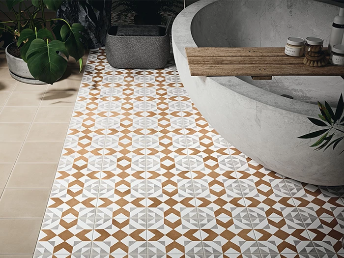 Vloertegels Multi 20 X 20 X 0.7 | 983-854 | Jan Groen Tegels  | Dit product is niet meer verkrijgbaar