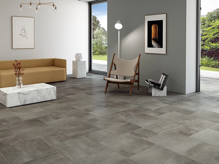 Vloertegel Ermes Losa Grigia 50x50x0,9 | 528-424 | Jan Groen Tegels  | Dit product is niet meer verkrijgbaar
