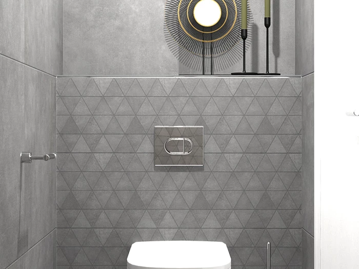 Vloertegel Motto By Mosa T1B05A Form Dark Grey 59,7x59,7x1 | 549-458 | Jan Groen Tegels