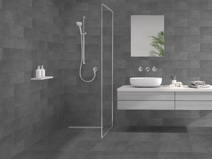 Vloertegel Motto By Mosa T1B05A Form Dark Grey x1 | 739-513 | Jan Groen Tegels