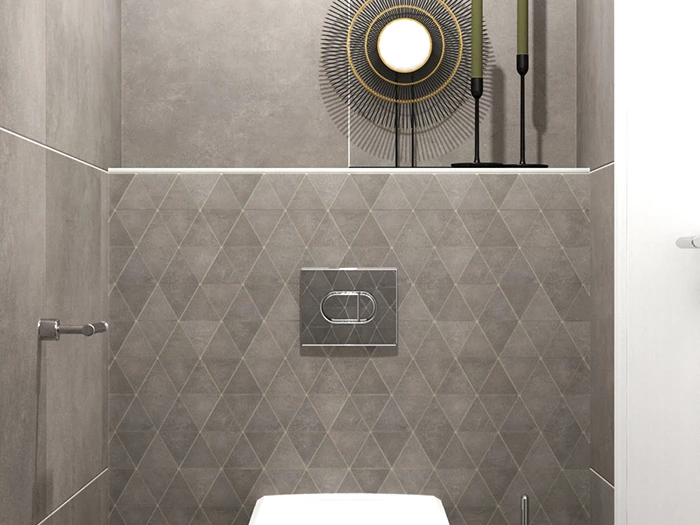 Vloertegel Motto By Mosa T1B04A Form Brown Grey 59,7x59,7x1 | 338-815 | Jan Groen Tegels