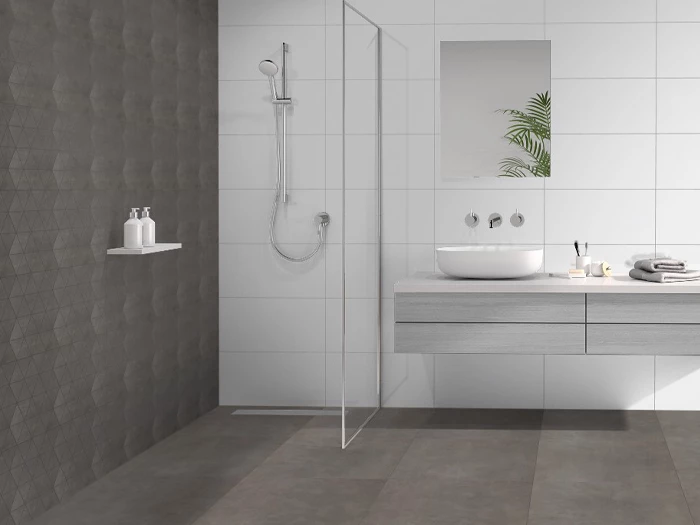 Vloertegel Motto By Mosa T1B04A Form Brown Grey 59,7x59,7x1 | 338-815 | Jan Groen Tegels