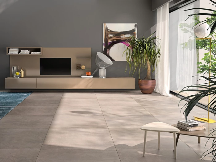 Vloertegel Motto By Mosa T1B04A Form Brown Grey 79,7x79,7x1 | 592-827 | Jan Groen Tegels
