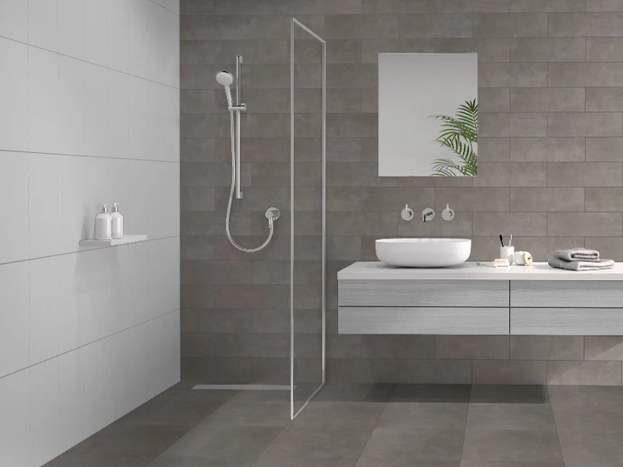 Vloertegel Motto By Mosa T1B04A Form Brown Grey 14,7x44,7x1 | 652-374 | Jan Groen Tegels