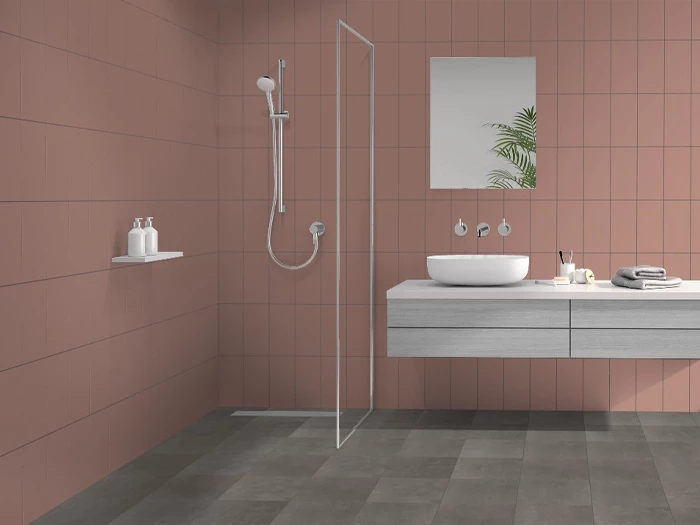 Vloertegel Motto By Mosa T1B04A Form Brown Grey 29,7x29,7x1 | 349-988 | Jan Groen Tegels