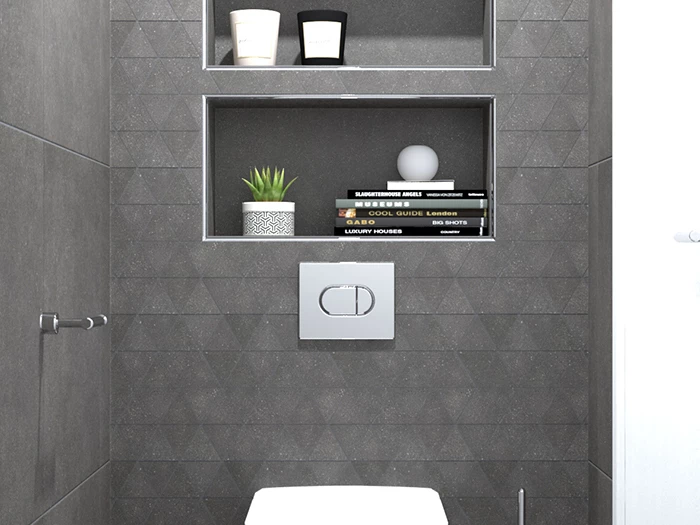Vloertegel Motto By Mosa T1D04A Grain Dark Grey 59,7x59,7x1 | 674-272 | Jan Groen Tegels