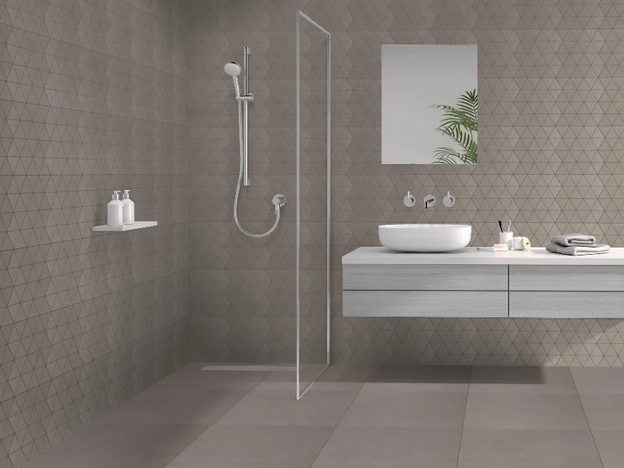 Vloertegel Motto By Mosa T1D03A Grain Brown Grey 59,7x59,7x1 | 528-008 | Jan Groen Tegels