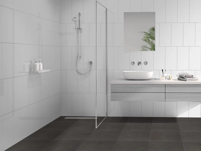 Vloertegel Motto By Mosa T1D04A Grain Dark Grey 44,7x44,7x1 | 634-329 | Jan Groen Tegels