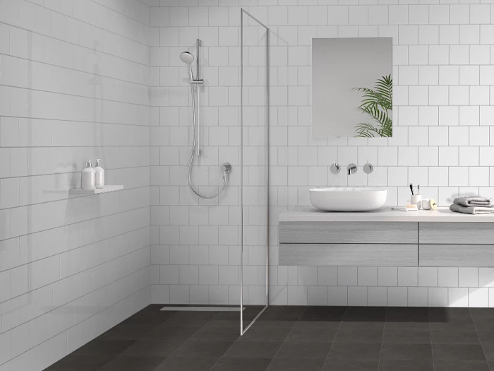 Wandtegel Motto By Mosa T2A01 Lake White Glans 14,7x14,7x0,56 | 247-542 | Jan Groen Tegels