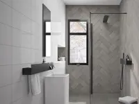 Wandtegel Motto By Mosa T2A01 Lake White Glans 22,2 x 44,7 | 866-678 | Jan Groen Tegels