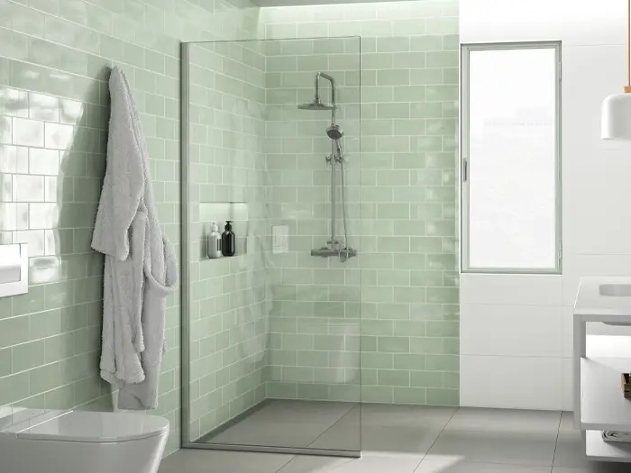 Wandtegel Motto By Mosa T2A05C Tide Green Glans 9,7 x 19,7 | 678-328 | Jan Groen Tegels