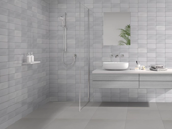 Wandtegel Motto By Mosa T2A07C Tide Grey Glans 9,7x19,7x0,63 | 279-192 | Jan Groen Tegels