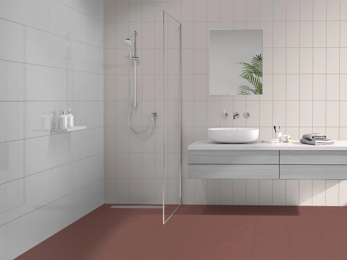 Vloertegel Motto By Mosa T0A01V / 76260V Clay Brown 29,6x29,6x0,8 | 464-049 | Jan Groen Tegels