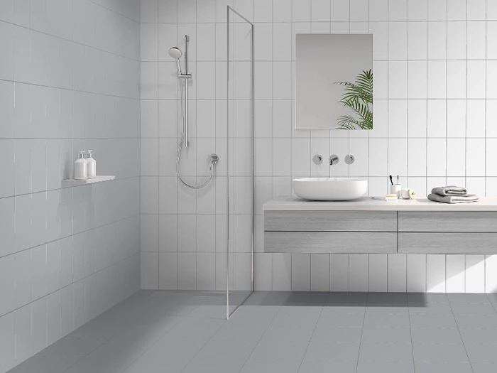 Vloertegel Motto By Mosa T0A03V / 75150V Clay Grey Blue 29,6x29,6x0,8 | 429-966 | Jan Groen Tegels
