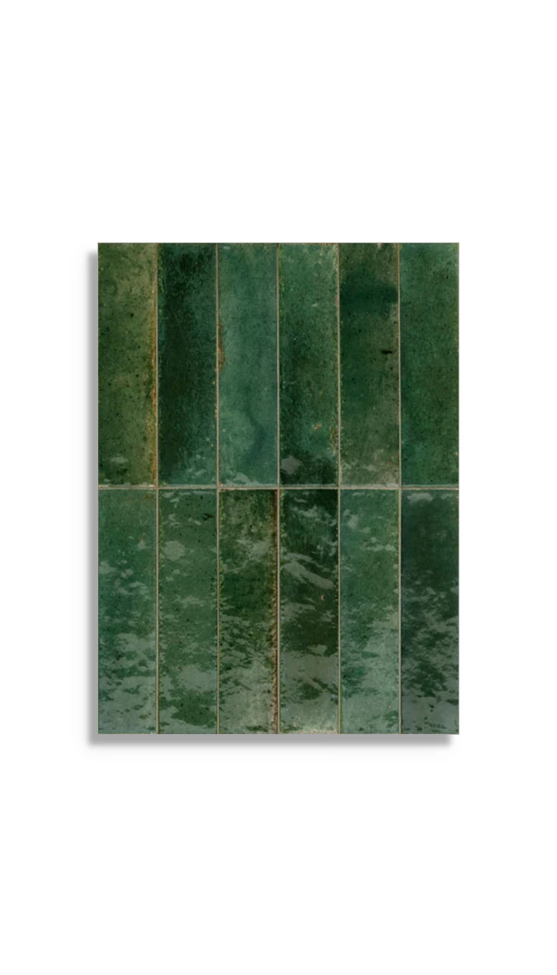 Vloertegel Piet Boon Glaze Tile Green 6x24 | 700-407 | Jan Groen Tegels