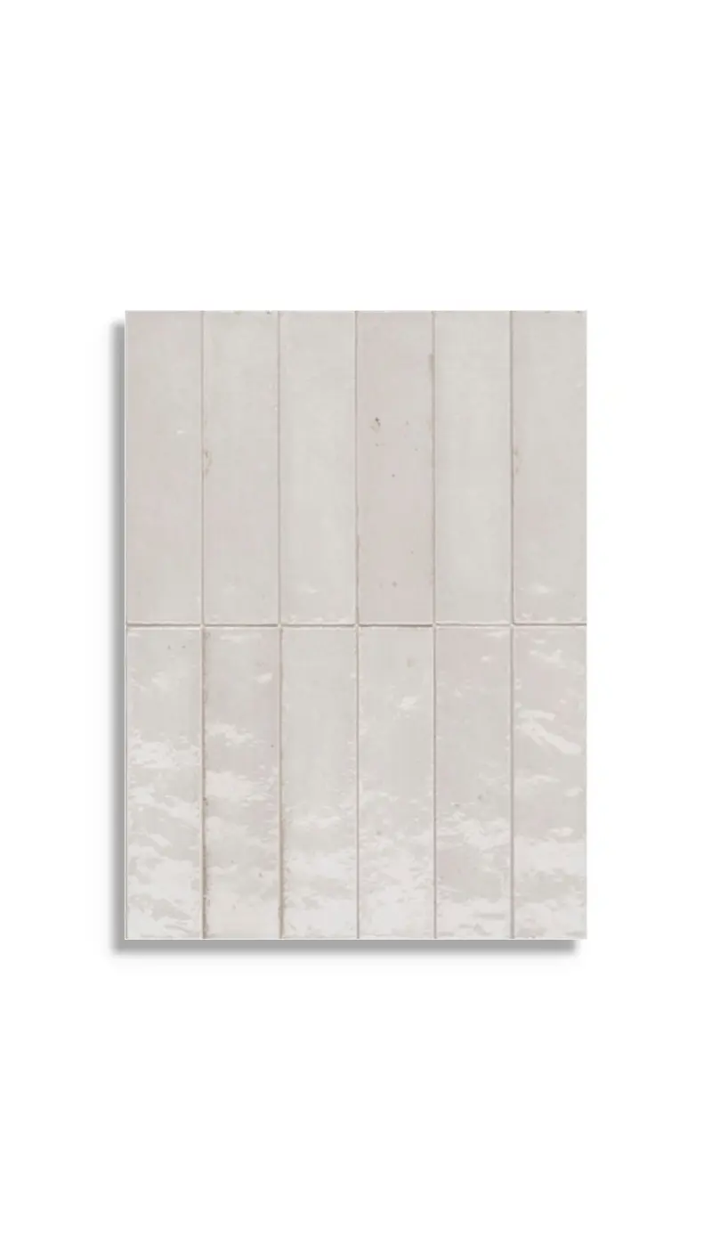 Vloertegel Piet Boon Glaze Tile White 6 x 24 | 542-721 | Jan Groen Tegels