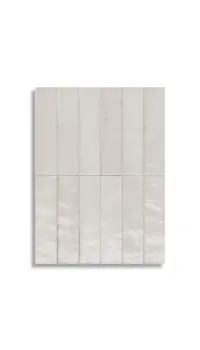 Vloertegel Piet Boon Glaze Tile White 6 x 24 | 542-721 | Jan Groen Tegels