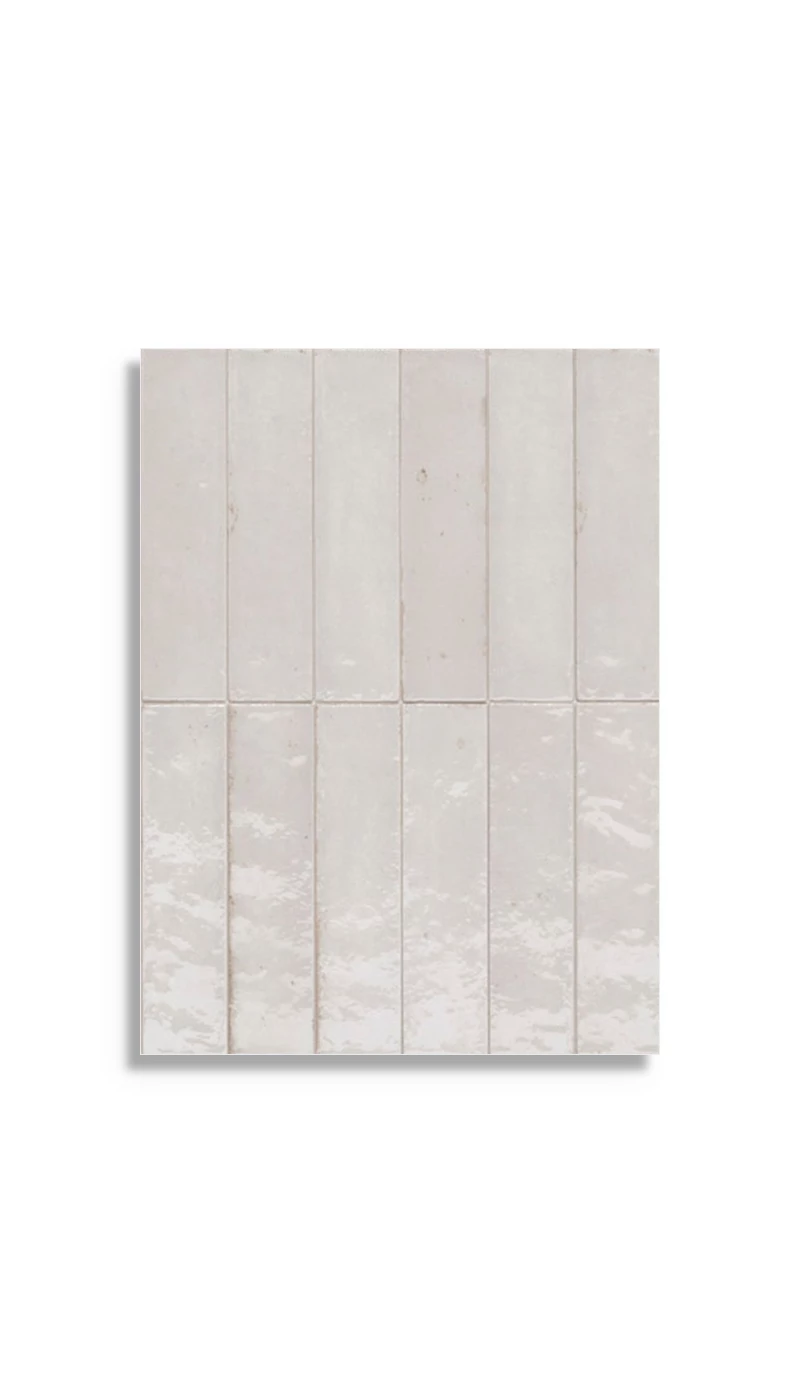 Vloertegel Piet Boon Glaze Tile White 6x24 | 542-721 | Jan Groen Tegels